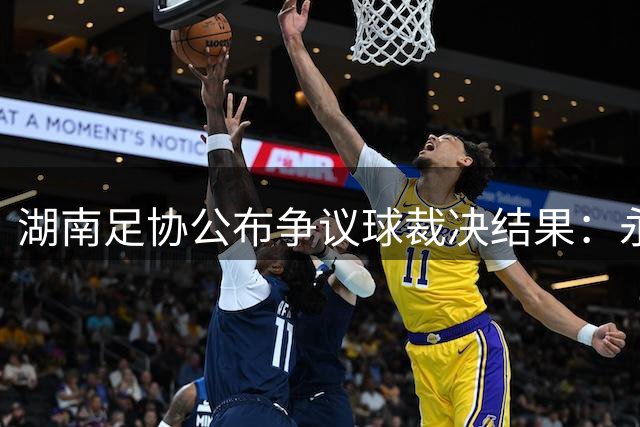 湖南足协公布争议球裁决结果：永州队远射确系有效进球
